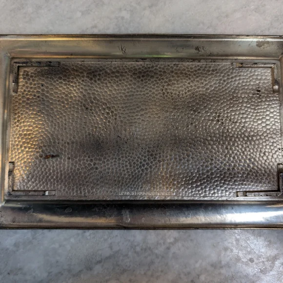 Antique Silver Plated Goblet Set of 6 with Serving Tray from Occupied Japan - Picture 5 of 8